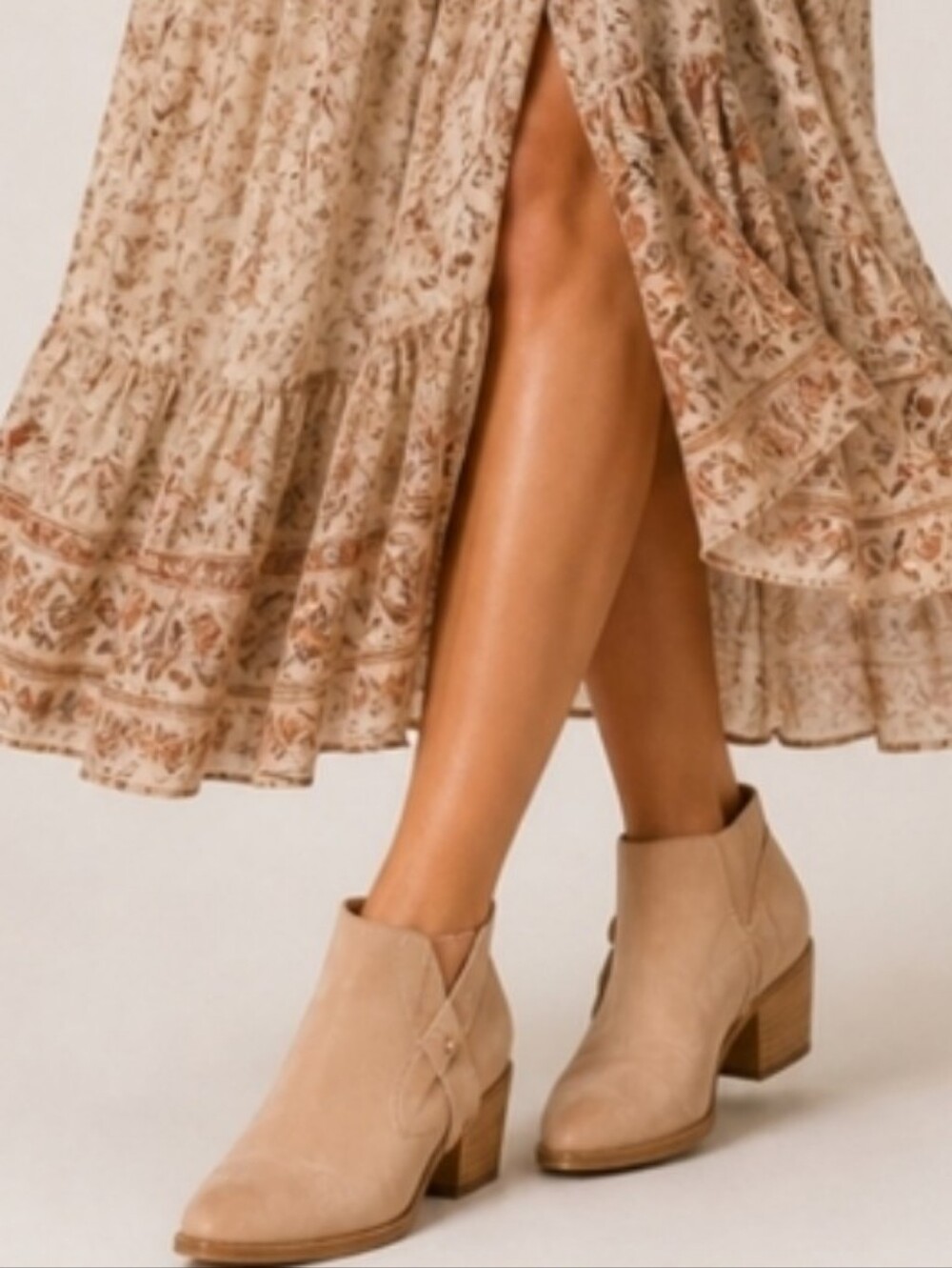 Steve Madden Leather Tan Stone Kendall Bootie 7.5
